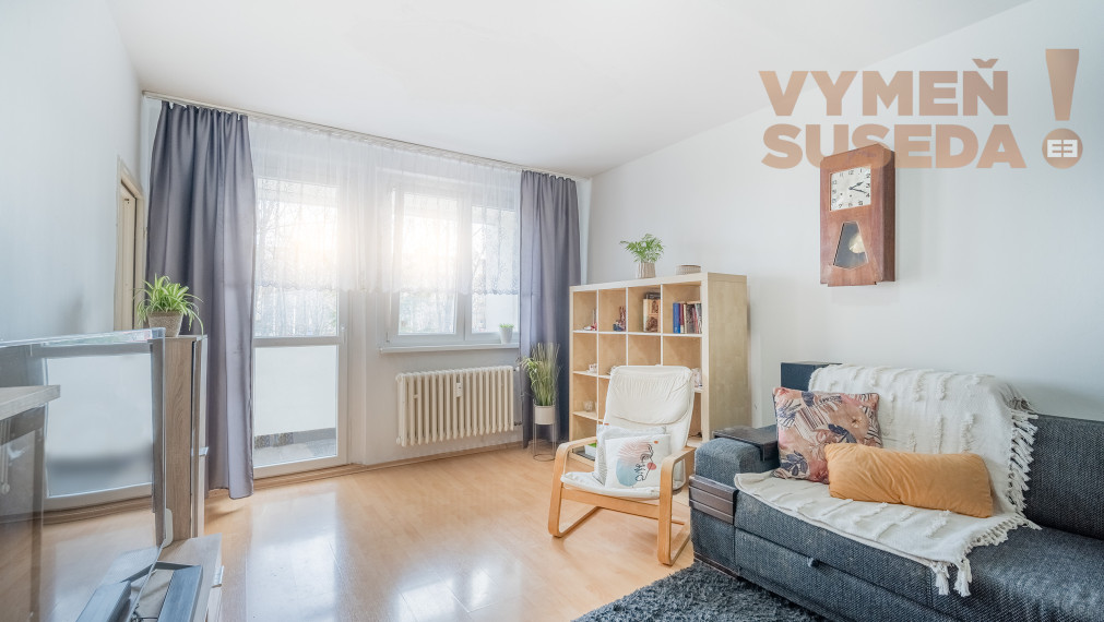 PREDANÉ – 3 izb. výborne dispozične riešený byt 69m2 Bratislava II. Vrakuňa, Toryská ul.