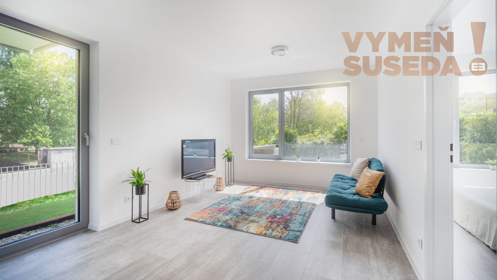 VYMEŇ SUSEDA! - 2 IZB. BYT, NOVOSTAVBA S PREDZÁHRADKOU 57,60m2, HORSKÝ PARK, BA I