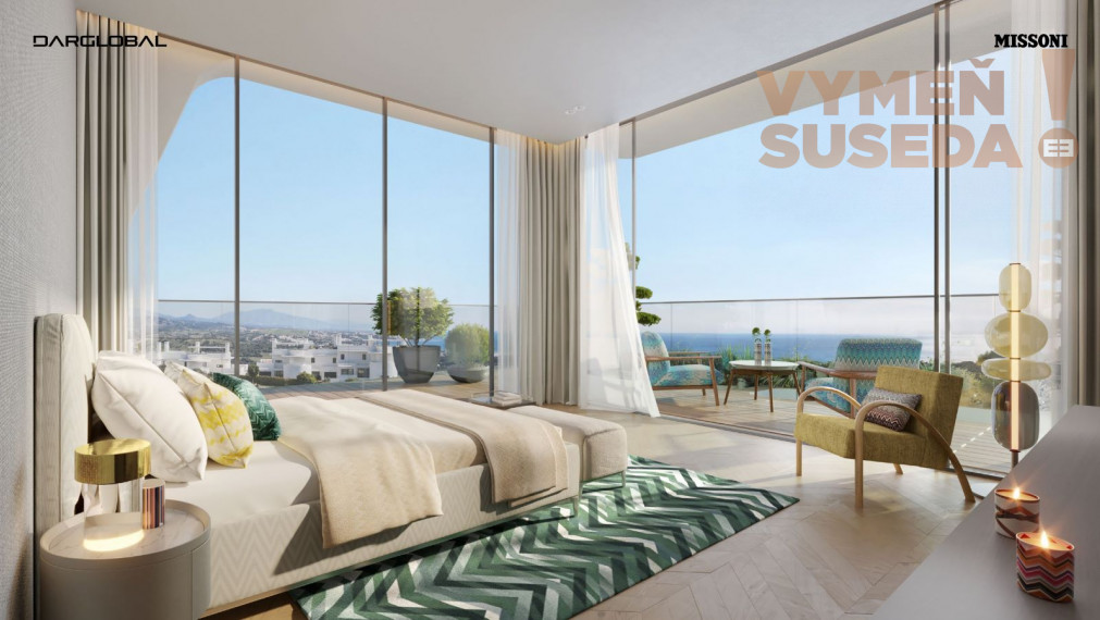 ESTATE INVEST - Výnimočný luxusný 4 izbový apartmán s jedinečným výhľadom na more v privátnom rezorte MAREA Španielsko