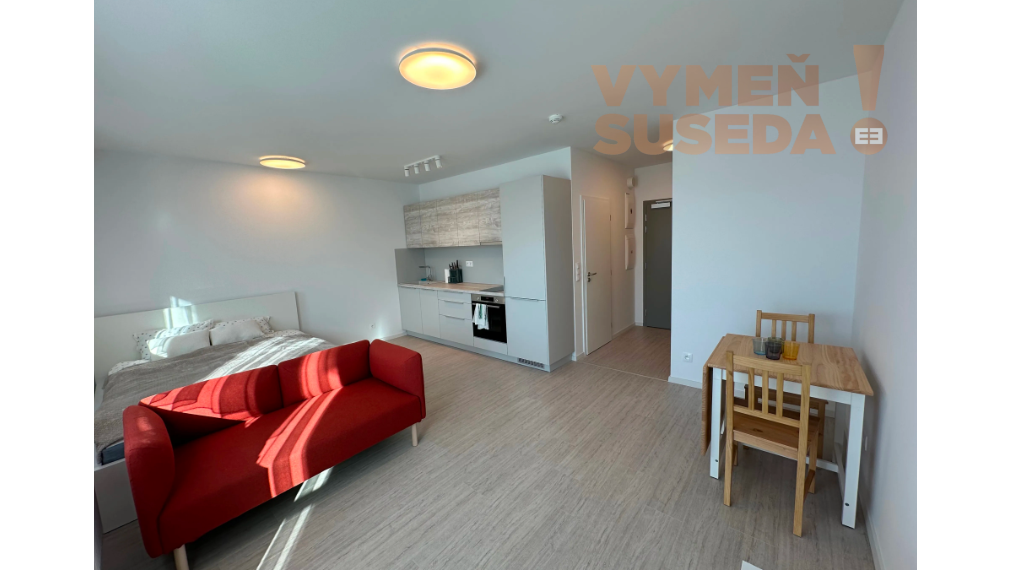 VYMEŇ SUSEDA! -Prenájom moderného a slnečného 1-izbový bytu v novostavbe