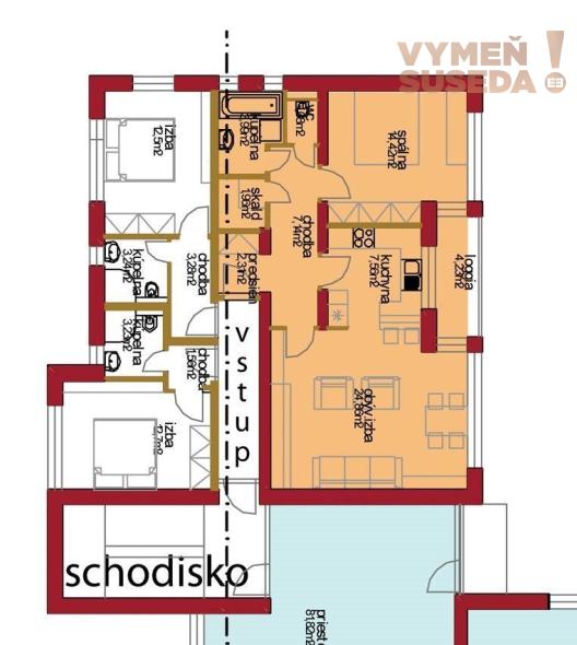 ESTATE INVEST - Prenájom administratívnych priestorov od 19 m2 do 285 m2 cena od 7,80 EUR/m2 Vajnorská ul., BA III