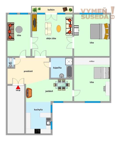 PREDANÉ - VÝNIMOČNÝ STAROMESTSKÝ 4 IZB. BYT s balkónom, Palisády, ul. Mateja Bela, BA I