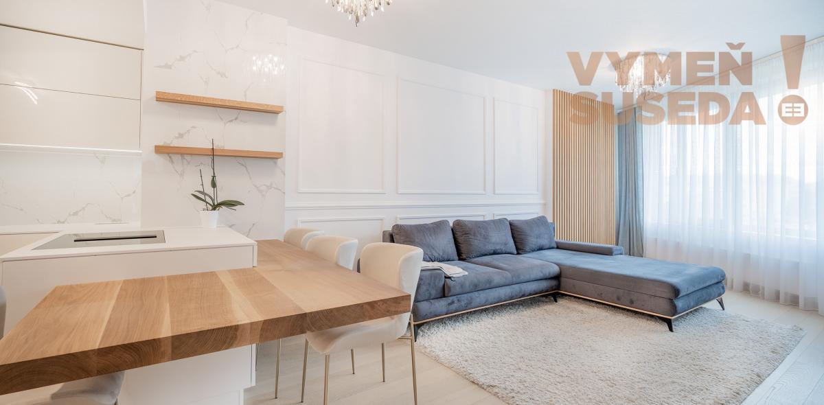 PREDANÉ  - VÝNIMOČNÝ priestranný 3 IZB. BYT s loggiou, SKY PARK, STARÉ MESTO, BA I.