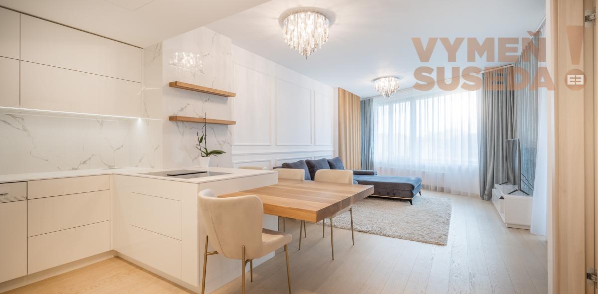 PREDANÉ  - VÝNIMOČNÝ priestranný 3 IZB. BYT s loggiou, SKY PARK, STARÉ MESTO, BA I.