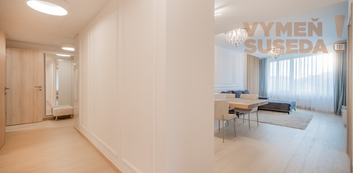 PREDANÉ  - VÝNIMOČNÝ priestranný 3 IZB. BYT s loggiou, SKY PARK, STARÉ MESTO, BA I.