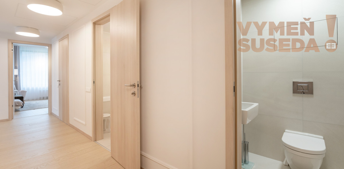 PREDANÉ  - VÝNIMOČNÝ priestranný 3 IZB. BYT s loggiou, SKY PARK, STARÉ MESTO, BA I.