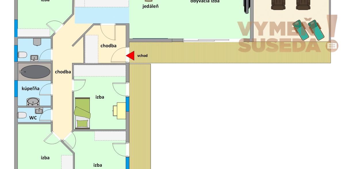 Výnimočný 4,5 izbový moderný rodinný dom, Zelené terasy - Devín