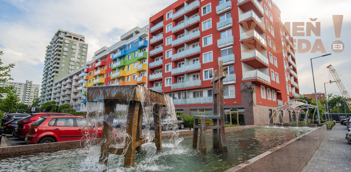 PRENAJATÉ - Výnimočný 4 izb. byt s terasou s krbom a parkovaním, s úžasným výhľadom na Bratislavu, Lužná ul., BA V.