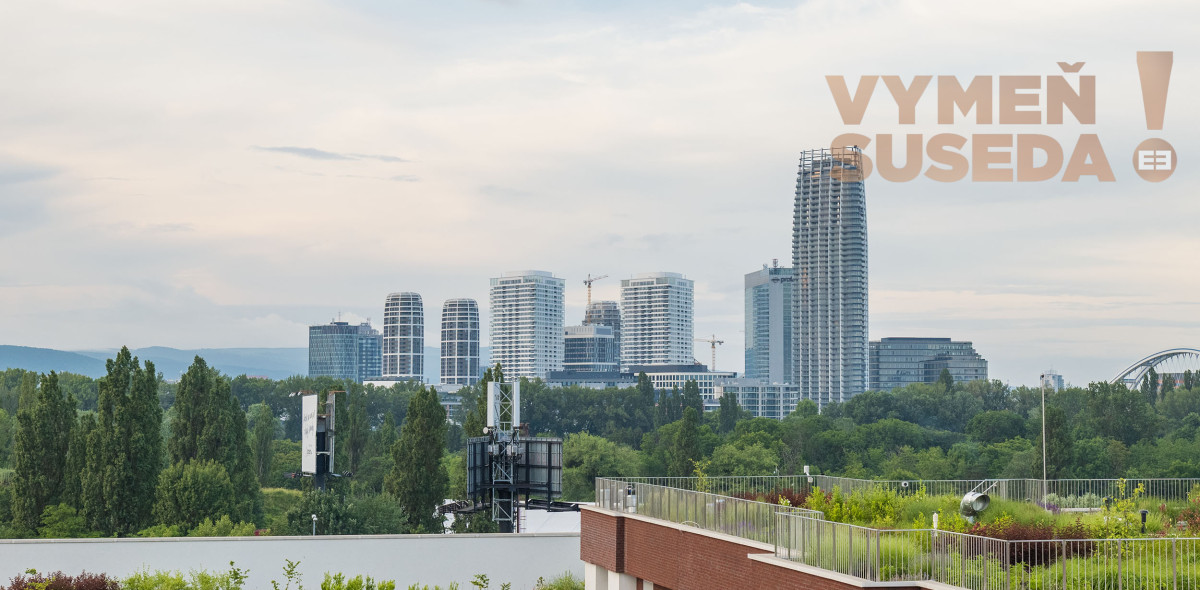 PRENAJATÉ - Výnimočný 4 izb. byt s terasou s krbom a parkovaním, s úžasným výhľadom na Bratislavu, Lužná ul., BA V.