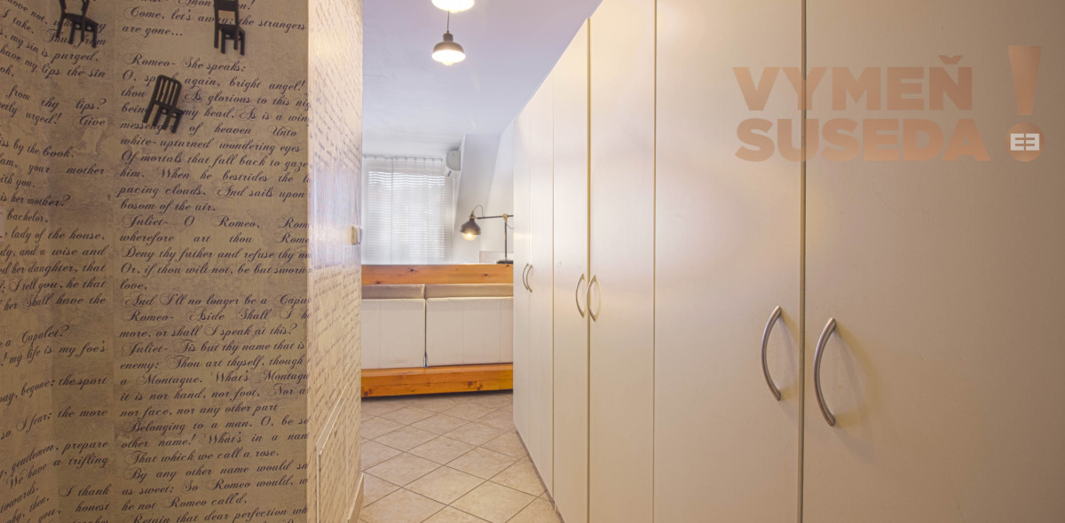 PRENAJATÉ –  2. IZB. BYTU NA HRADNOM KOPCI ZÁMOCKÁ ULICA, BA I. STARÉ MESTO.