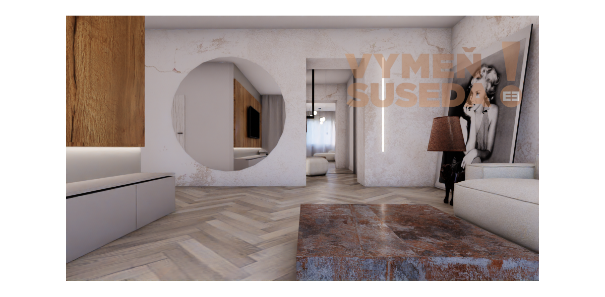 PREDANÉ – Unikátny veľkometrážny 2 izb. byt 84m2 s balkónom a loggiou, Staré Mesto Koreničova ulica - PALISÁDY