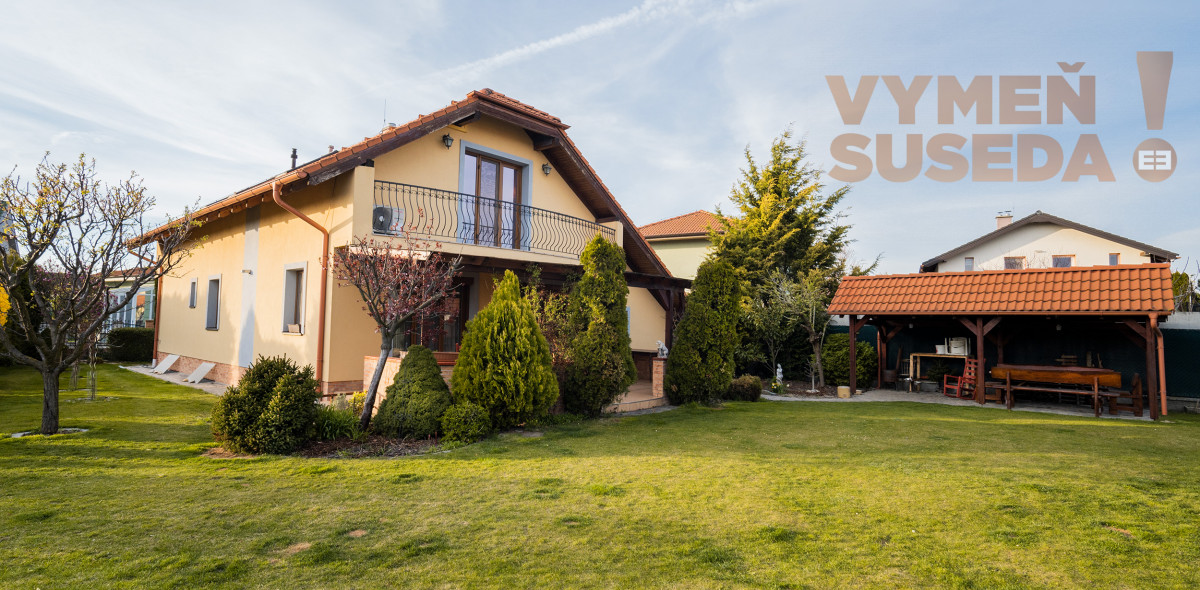 VYMEŇ SUSEDA! – PONÚKAME NA PREDAJ VÝNIMOČNÝ 5 IZB. RODINNÝ DOM - NOVOSTAVBU, ROVINKA.