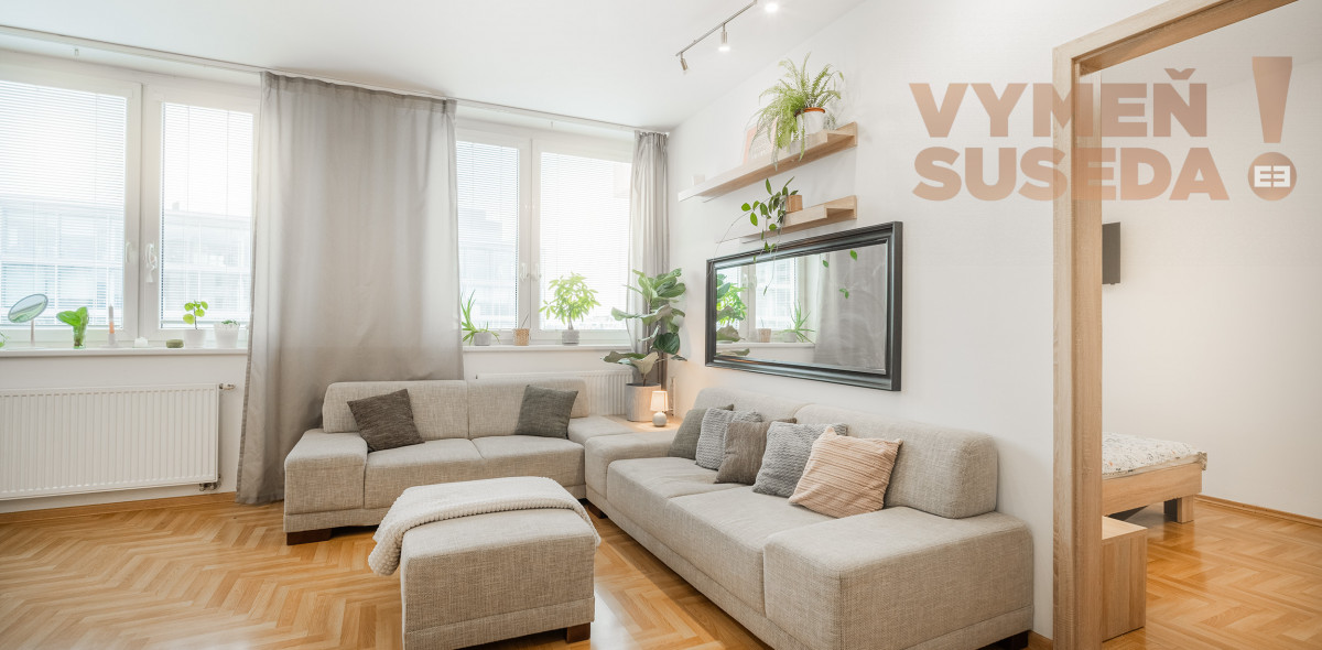 PREDANÉ – VÝNIMOČNÝ 2 IZB. BYT PRI JAZERE KUCHAJDA, BA III. – Nové Mesto, Tomášikova ul.