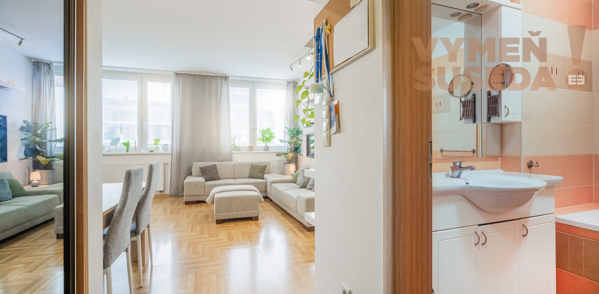 PREDANÉ – VÝNIMOČNÝ 2 IZB. BYT PRI JAZERE KUCHAJDA, BA III. – Nové Mesto, Tomášikova ul.