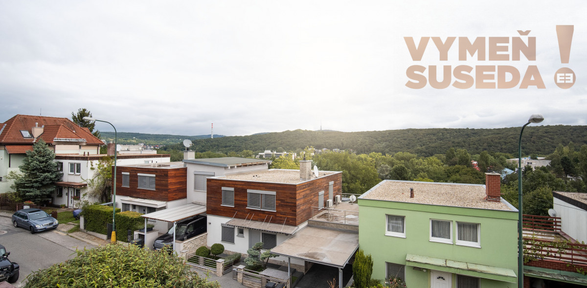 PREDANÉ! - VYMEŇ SUSEDA! - VÝNIMOČNÝ  RODINNÝ DOM V BA IV KARLOVÁ VES s pozemkom 447 m2.