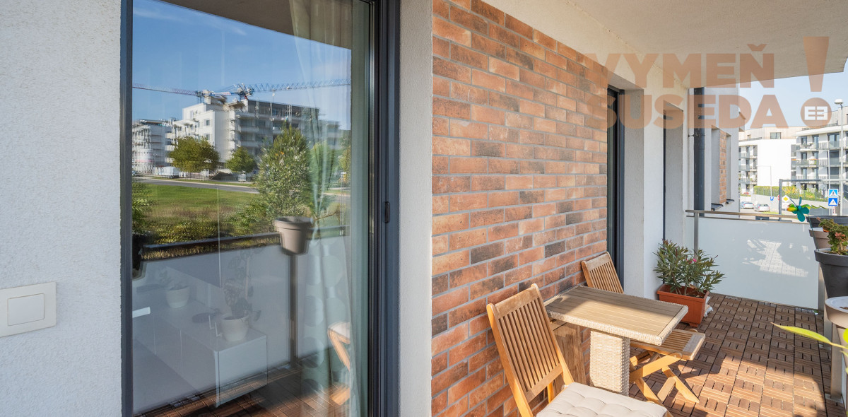 PREDANÉ – MODERNÝ 3 IZB. BYT V NOVOSTAVBE GREENVIA S PRIE BALKÓNOM, BA IV. – Záhorská Bystrica, Pri Vápenickom potoku ul.