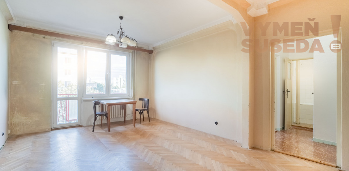 PREDANÉ - Obľúbený 3 IZB. BYT S BALKÓNOM v pôvodnom stave, Sklenárová ul. Ružinov-Nivy