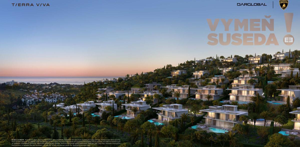 ESTATE INVEST - LAMBORGHINI Prestížne vily DIAMANT so 6 spálňami v privilegovanom projekte TIERRA VIVA Španielsko