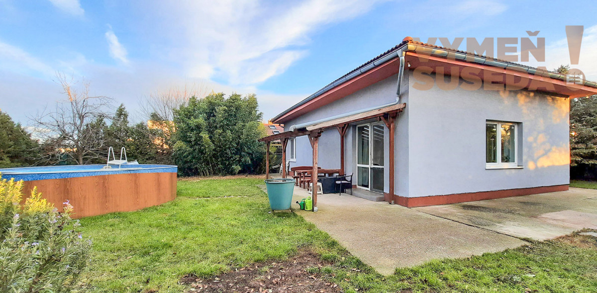 PREDANÉ – VÝBORNÁ CENA SAMOSTATNE STOJACI 5 IZB. RODINNÝ DOM 161M2 8KM OD BA, OBEC MILOSLAVOV