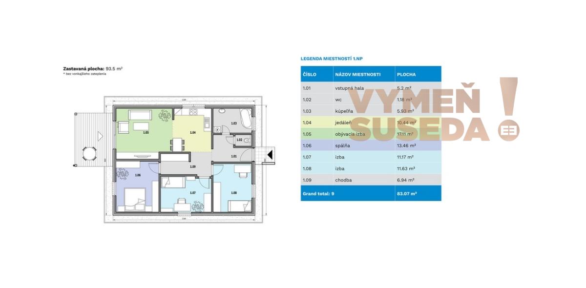 VYMEŇ SUSEDA! – NA PREDAJ VÝNIMOČNÝ 4 IZB. NÍZKOENERGETICKÝ DOM PRI JAZERE VOJKA