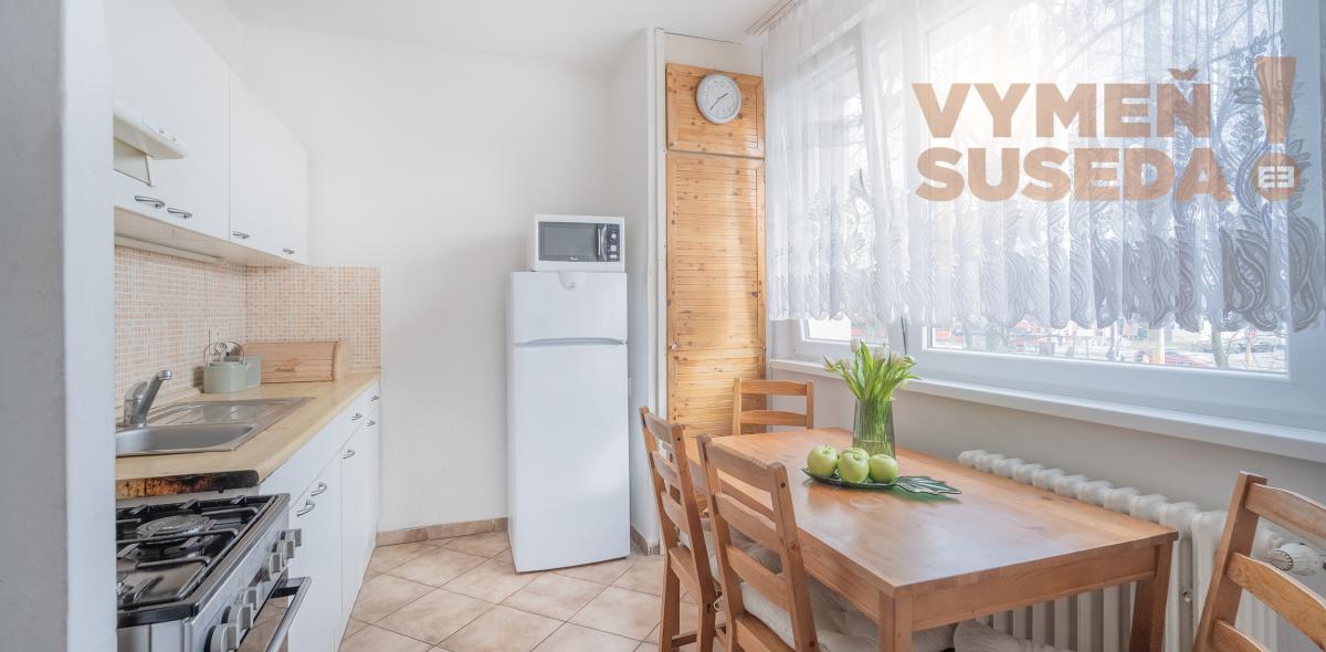 PREDANÉ – 3 izb. výborne dispozične riešený byt 69m2 Bratislava II. Vrakuňa, Toryská ul.