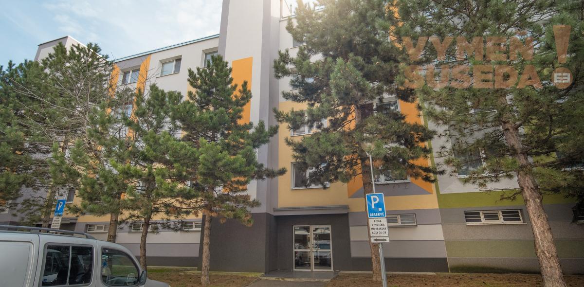 PREDANÉ – 3 izb. výborne dispozične riešený byt 69m2 Bratislava II. Vrakuňa, Toryská ul.