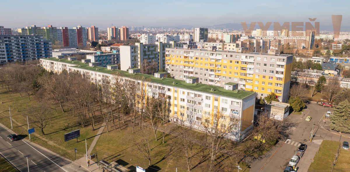 PREDANÉ – 3 izb. výborne dispozične riešený byt 69m2 Bratislava II. Vrakuňa, Toryská ul.