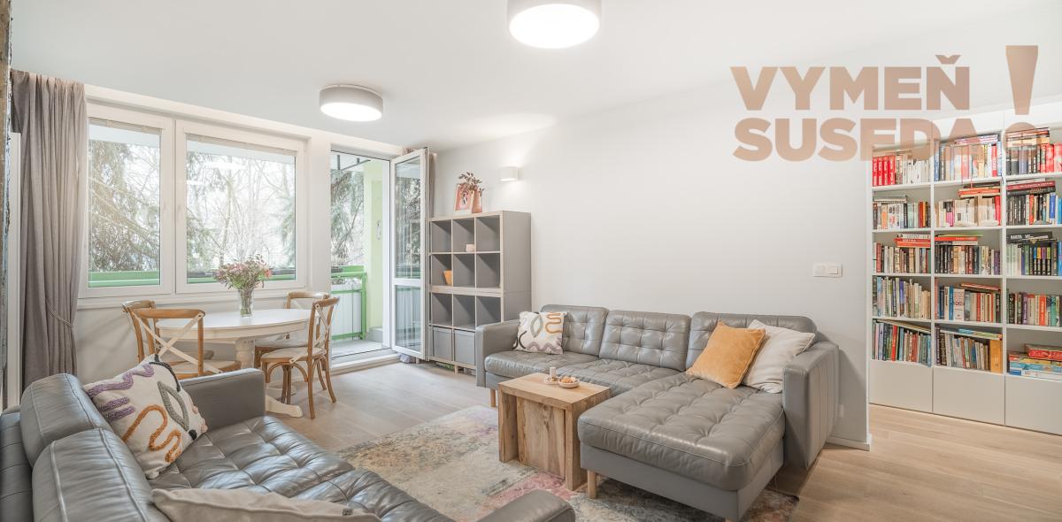 PREDANÉ - VÝNIMOČNÝ 5 IZB. BYT S PRIESTRANOU LOGGIOU, VYHĽADÁVANÁ LOKALITA, BA IV, POD ROVNICAMI, KARLOVÁ VES.