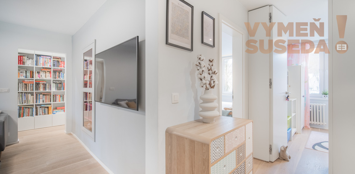 PREDANÉ - VÝNIMOČNÝ 5 IZB. BYT S PRIESTRANOU LOGGIOU, VYHĽADÁVANÁ LOKALITA, BA IV, POD ROVNICAMI, KARLOVÁ VES.