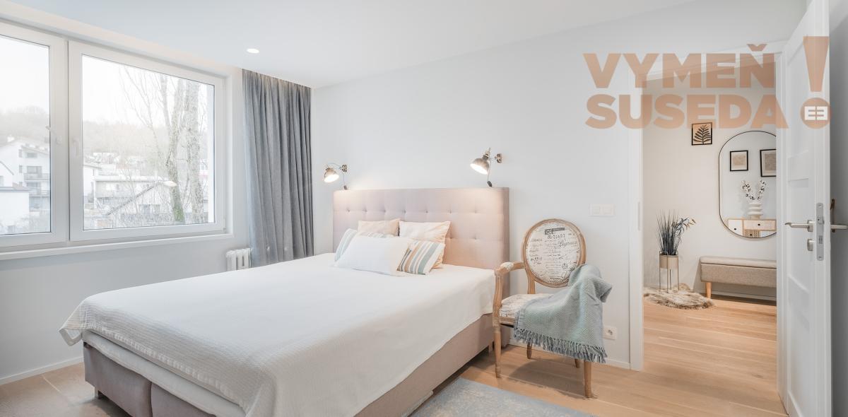 PREDANÉ - VÝNIMOČNÝ 5 IZB. BYT S PRIESTRANOU LOGGIOU, VYHĽADÁVANÁ LOKALITA, BA IV, POD ROVNICAMI, KARLOVÁ VES.