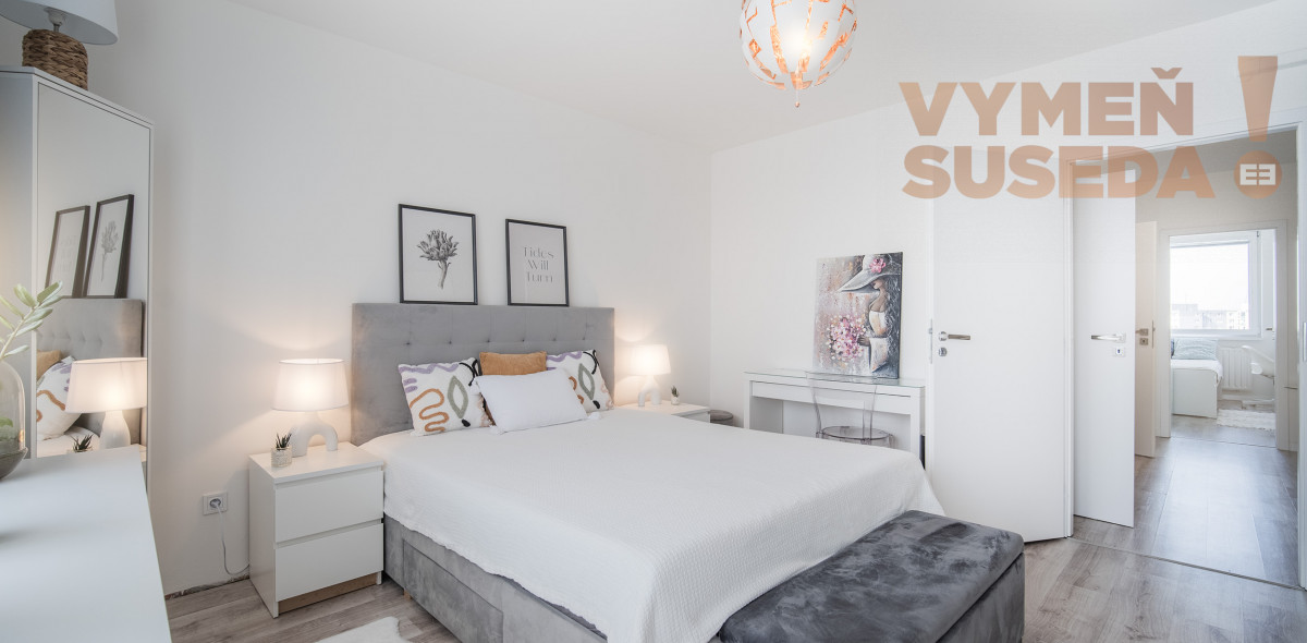 PREDANÉ – Mimoriadne vkusný, zrekonštruovaný  3 izb. byt 79m2 Bratislava V. Petržalka, Gessayova ulica