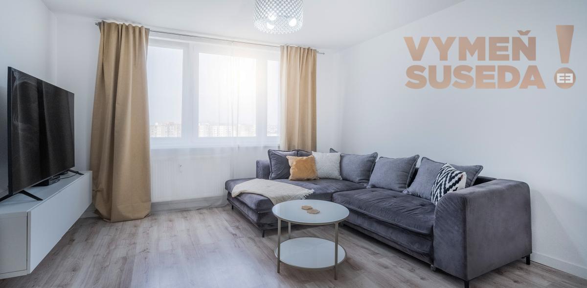 PREDANÉ – Mimoriadne vkusný, zrekonštruovaný  3 izb. byt 79m2 Bratislava V. Petržalka, Gessayova ulica