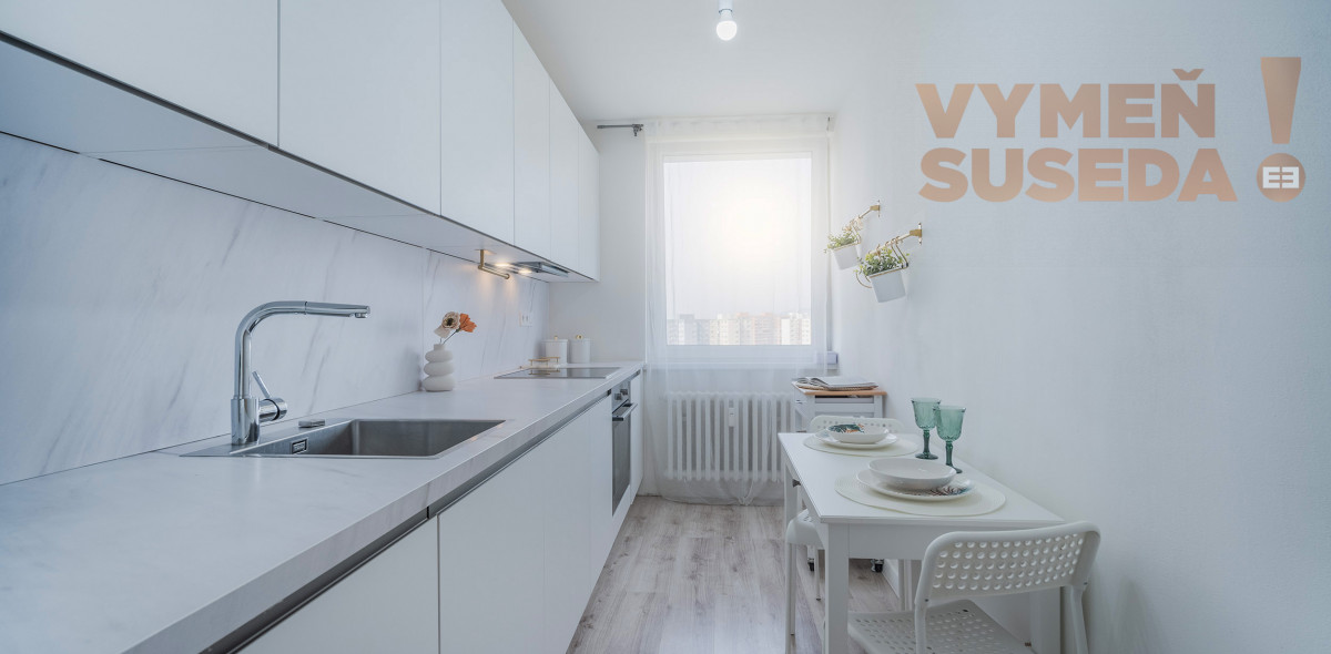 PREDANÉ – Mimoriadne vkusný, zrekonštruovaný  3 izb. byt 79m2 Bratislava V. Petržalka, Gessayova ulica