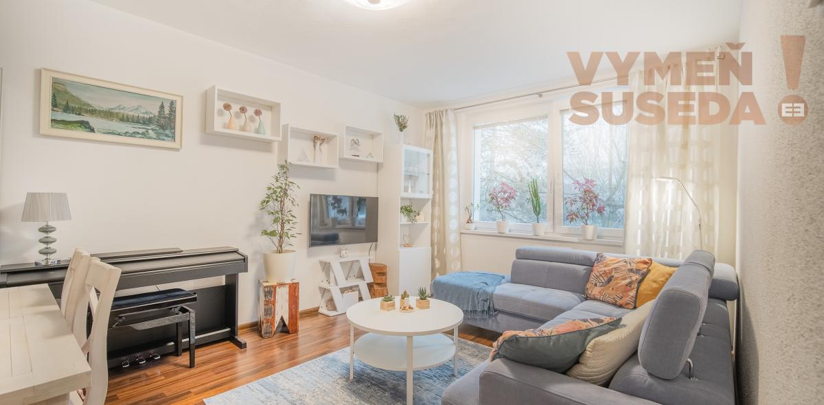 PREDANÉ - VÝNIMOČNÝ 3 IZB. BYT S PRIESTRANOU LOGGIOU, VYHĽADÁVANÁ LOKALITA, BA IV, SILVÁNSKA UL., KARLOVÁ VES