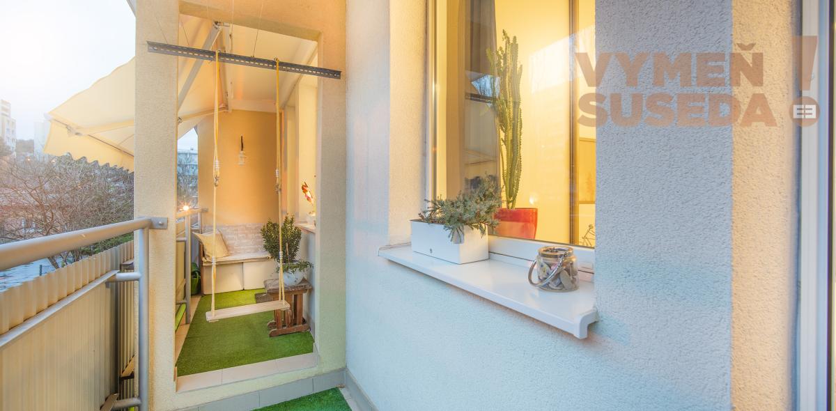 PREDANÉ - VÝNIMOČNÝ 3 IZB. BYT S PRIESTRANOU LOGGIOU, VYHĽADÁVANÁ LOKALITA, BA IV, SILVÁNSKA UL., KARLOVÁ VES