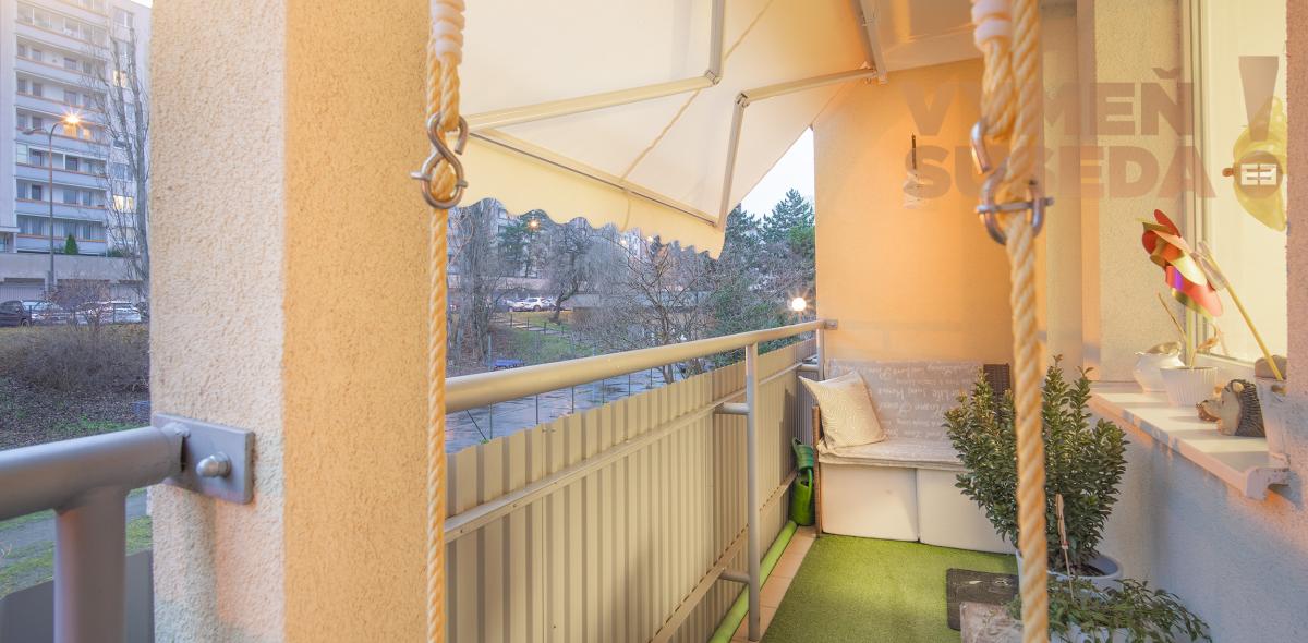 PREDANÉ - VÝNIMOČNÝ 3 IZB. BYT S PRIESTRANOU LOGGIOU, VYHĽADÁVANÁ LOKALITA, BA IV, SILVÁNSKA UL., KARLOVÁ VES