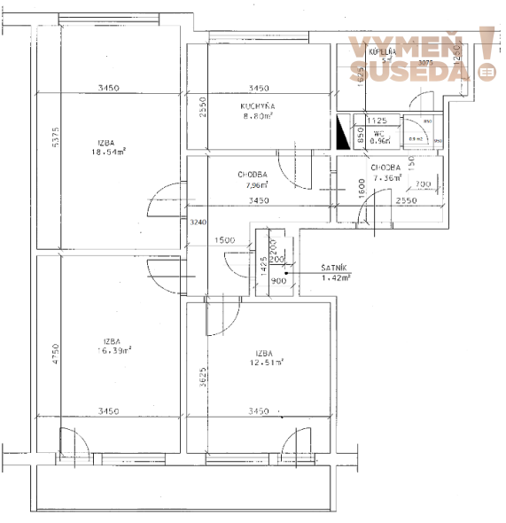 PREDANÉ - VÝNIMOČNÝ 3 IZB. BYT S PRIESTRANOU LOGGIOU, VYHĽADÁVANÁ LOKALITA, BA IV, SILVÁNSKA UL., KARLOVÁ VES
