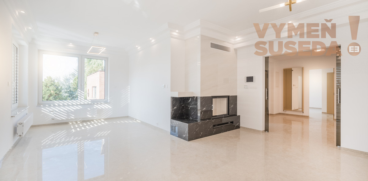ESTATE INVEST – VÝNIMOČNÝ 5 IZB. BYT 325 m2 S KRBOM, WELLNES, ZÁHRADOU, TERASOU A PARKINGOM. BA I/STARÉ MESTO.