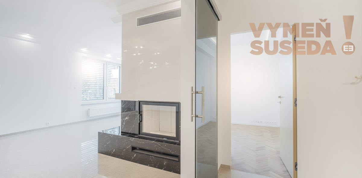 ESTATE INVEST – VÝNIMOČNÝ 5 IZB. BYT 325 m2 S KRBOM, WELLNES, ZÁHRADOU, TERASOU A PARKINGOM. BA I/STARÉ MESTO.