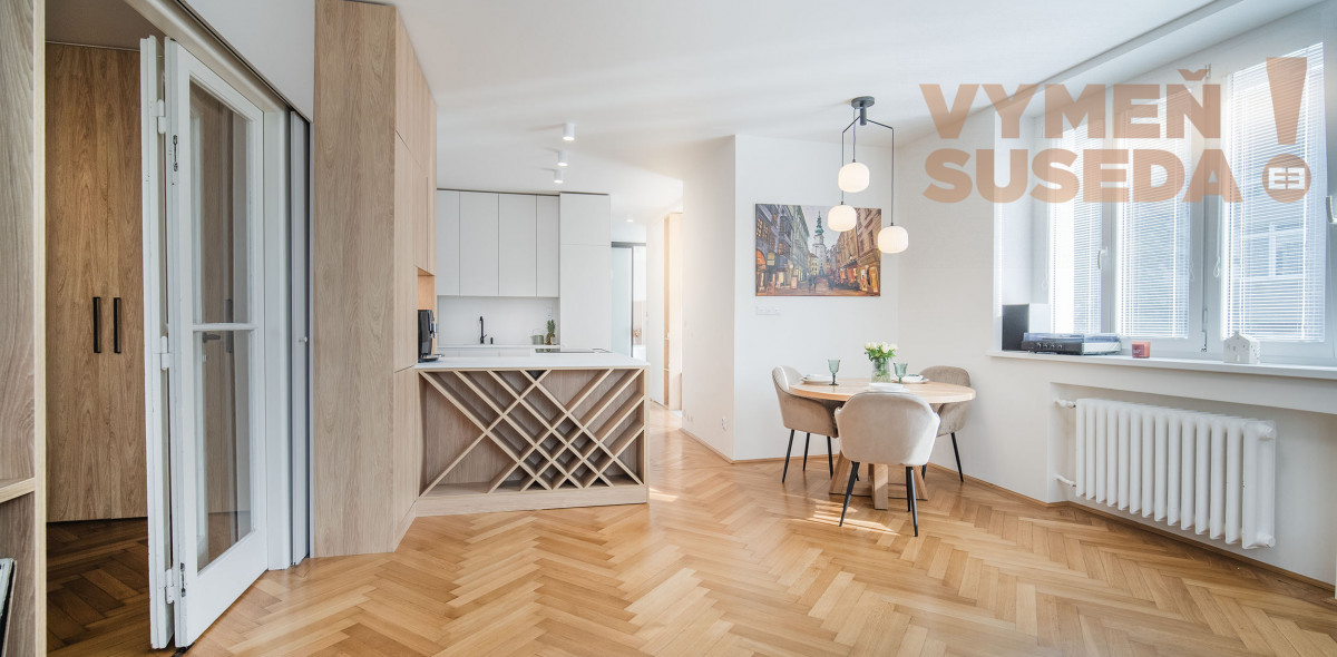 PREDANÉ - JEDINEČNÝ STAROMESTSKÝ 3 IZB. BYT s PREDZÁHRADKOU, Palisády, ul. Fraňa Kráľa, BA I