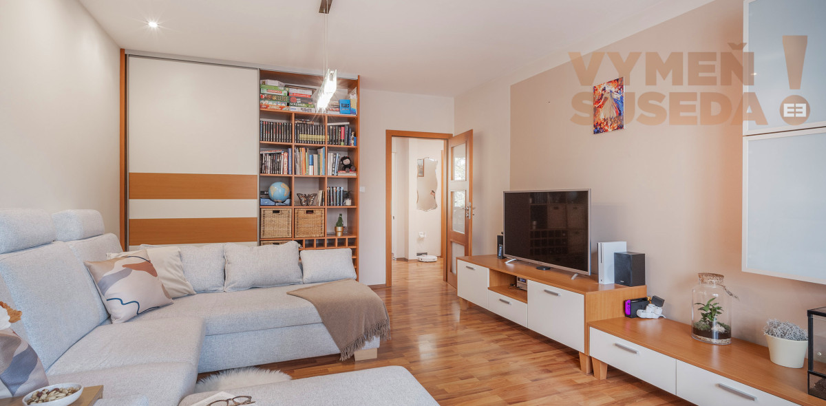 PREDANÉ – Veľkorysý 2 izb. byt s výmerou 3 izbového 67,5m2 Bratislava II. Ružinov, Jesenná ulica