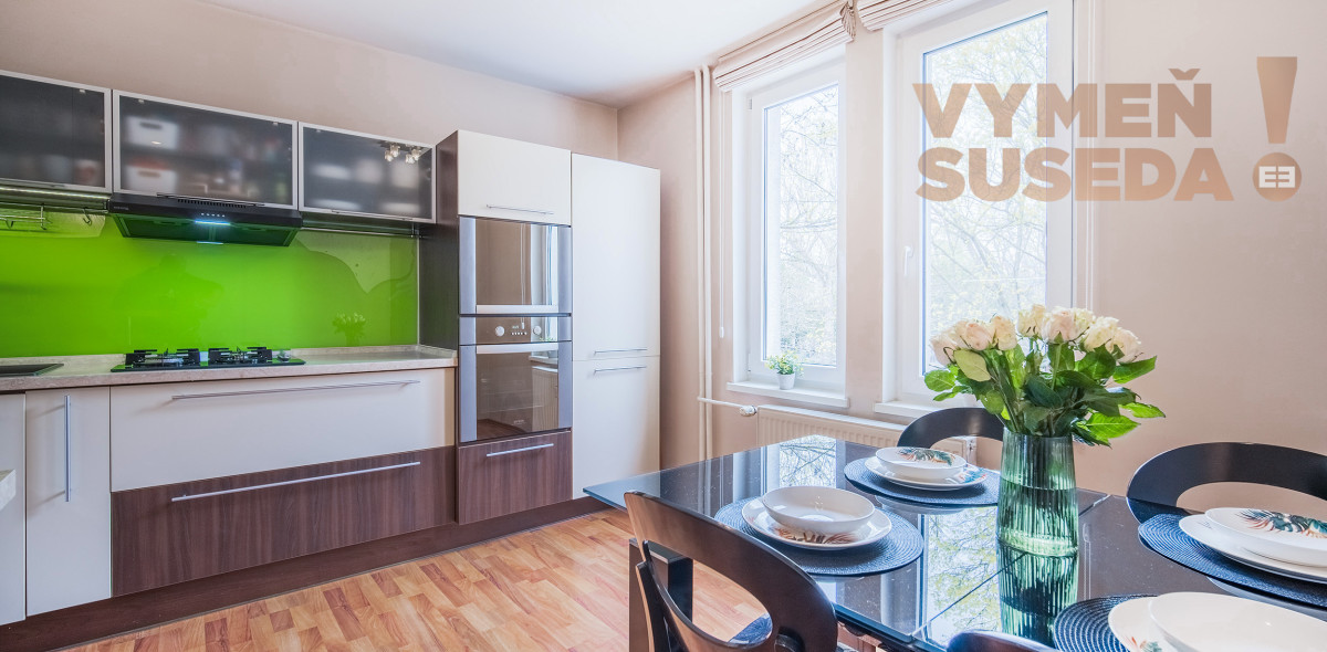 PREDANÉ – Veľkorysý 2 izb. byt s výmerou 3 izbového 67,5m2 Bratislava II. Ružinov, Jesenná ulica