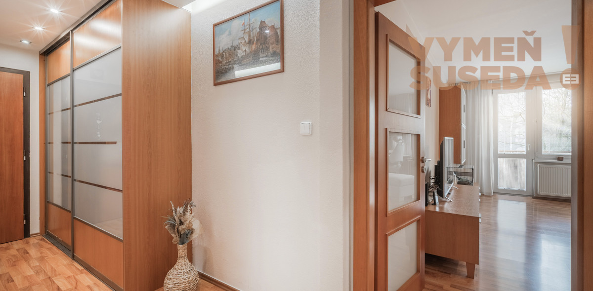 PREDANÉ – Veľkorysý 2 izb. byt s výmerou 3 izbového 67,5m2 Bratislava II. Ružinov, Jesenná ulica