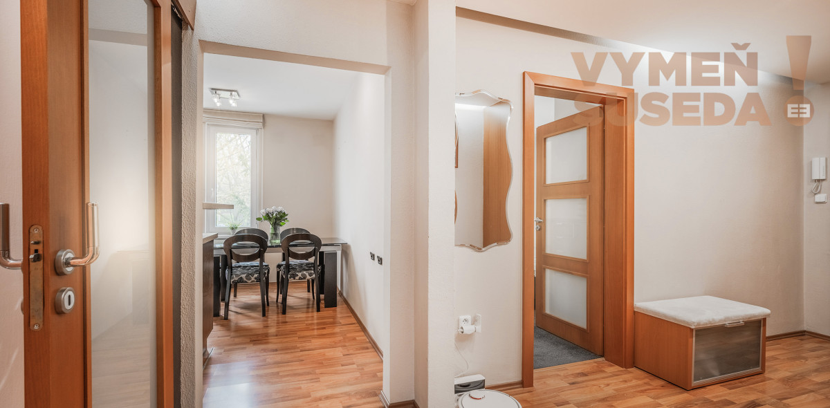 PREDANÉ – Veľkorysý 2 izb. byt s výmerou 3 izbového 67,5m2 Bratislava II. Ružinov, Jesenná ulica