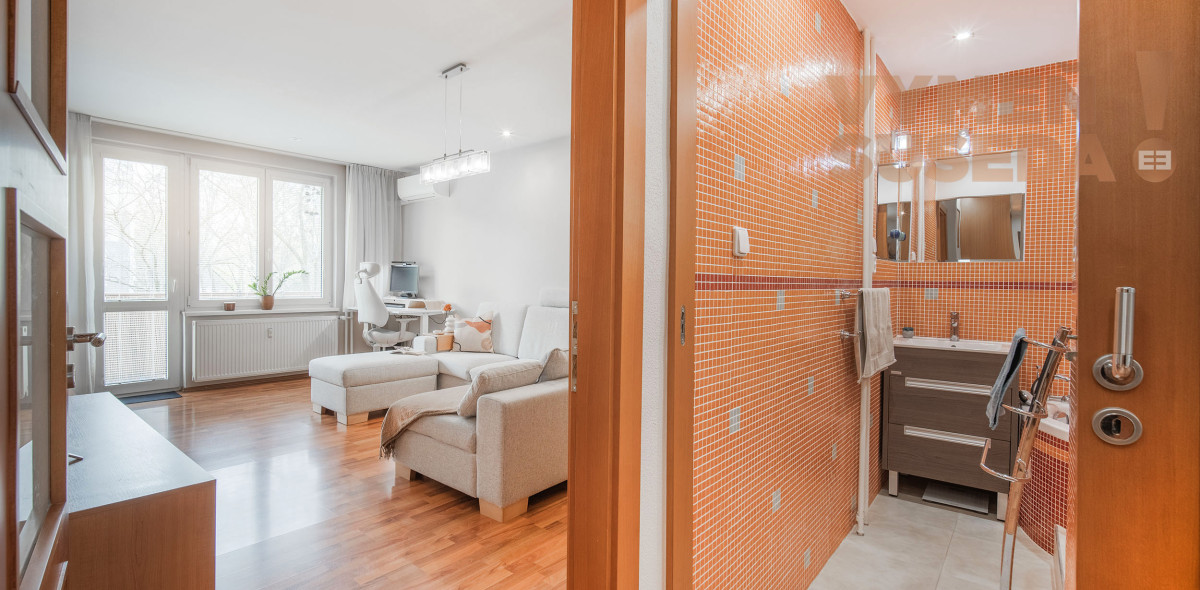 PREDANÉ – Veľkorysý 2 izb. byt s výmerou 3 izbového 67,5m2 Bratislava II. Ružinov, Jesenná ulica