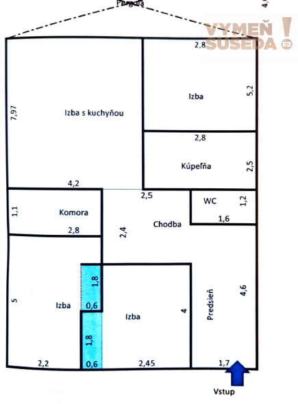 PREDANÉ – 4 izb. rodinný dom 97m2 na 3 á pozemku len 10km od Bratislavy v Miloslavove, Muškátová ul.