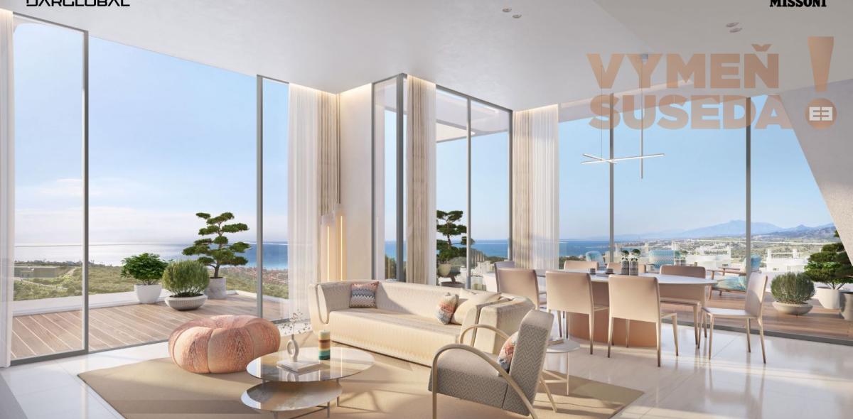 ESTATE INVEST - Výnimočný luxusný 4 izbový apartmán s jedinečným výhľadom na more v privátnom rezorte MAREA Španielsko