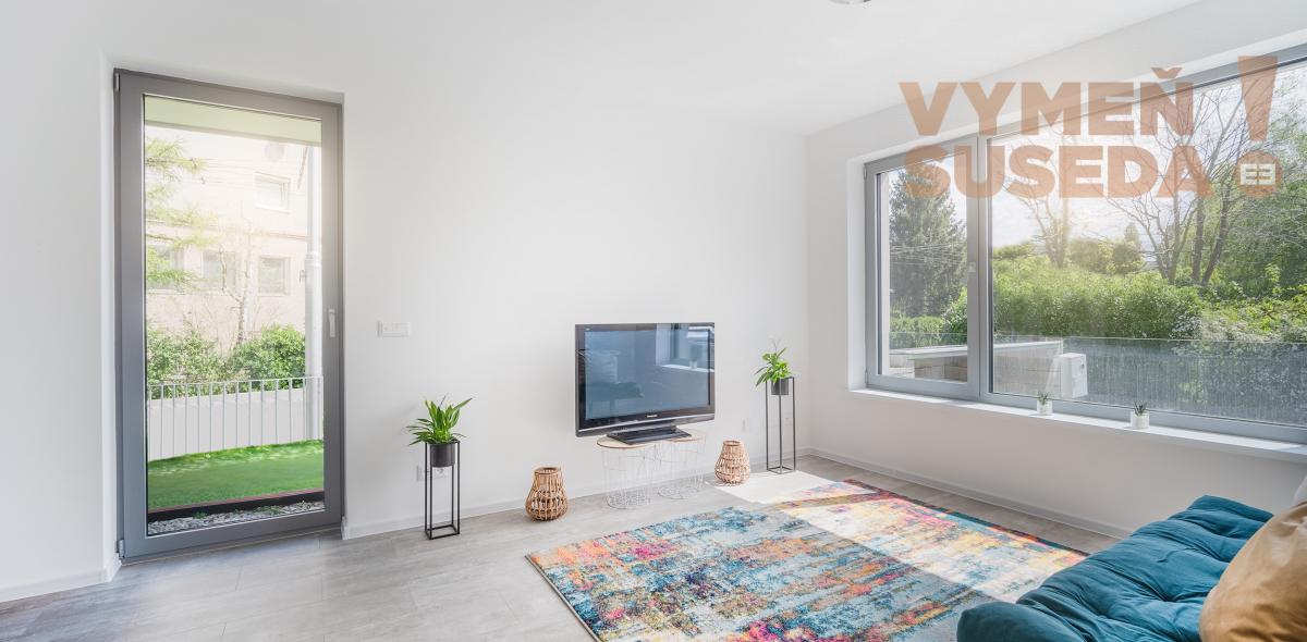 Predané ! - 2 IZB. BYT, NOVOSTAVBA S PREDZÁHRADKOU 57,60m2, HORSKÝ PARK, BA I