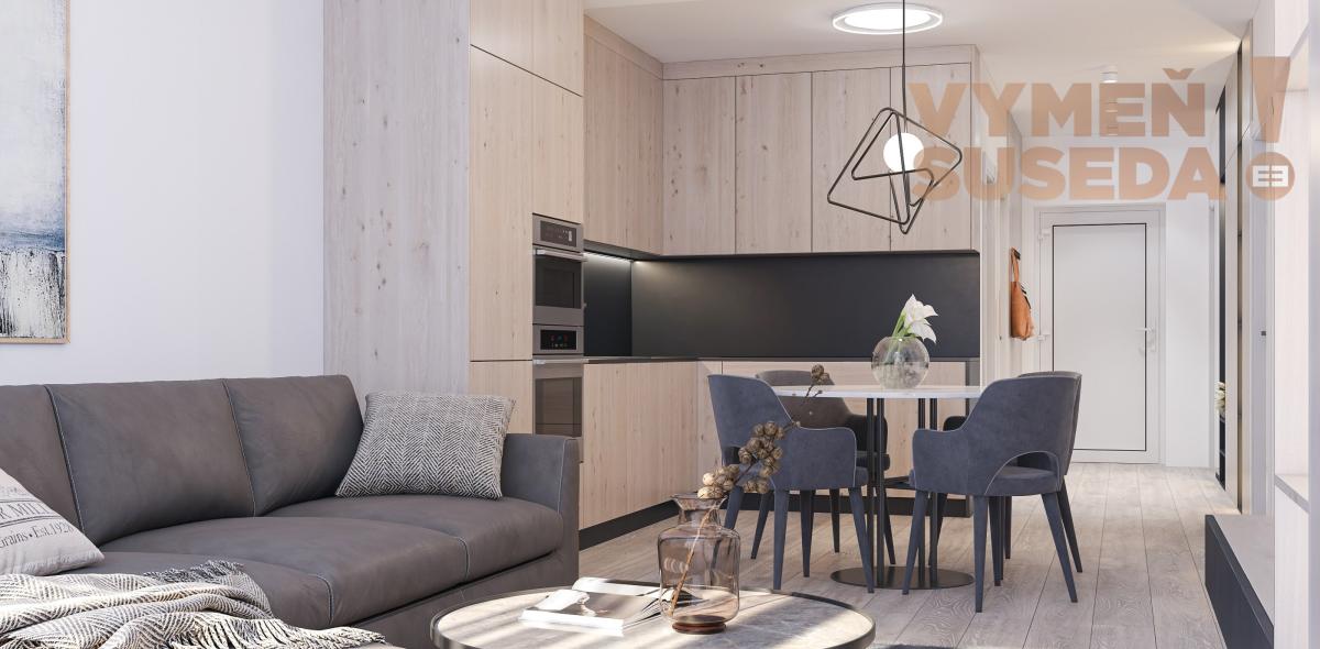 PREDANÉ! -3 IZB. BYT s TERASOU, NOVOSTAVBA 80.00m2, Rezidencia Železničná, BA II