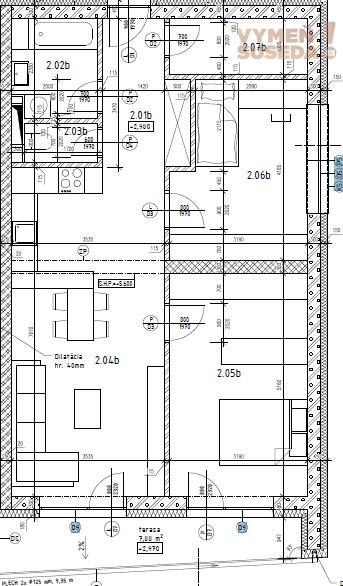 PREDANÉ! -3 IZB. BYT s TERASOU, NOVOSTAVBA 80.00m2, Rezidencia Železničná, BA II